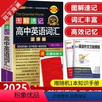 图解速记-高中英语词汇 正序版 高中通用 [正版]2025新版图解速记高中英语词汇3500词正序版高考英语词汇手册单词小