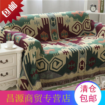 沙发巾全盖布艺秋冬棉线毯盖毯防尘罩椅子坐垫防滑沙发垫沙发坐垫