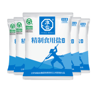 淮盐绿色精制家用食用盐500g*1袋井矿盐巴盐焗泡菜腌制加碘食盐