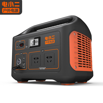 电小二户外电源10001000W大功率220V移动电源自驾野营便携大容量笔记本电脑充电宝应急备用蓄电池黑色