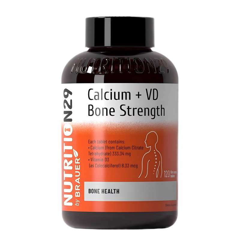Nutrition29纽西臣中老年钙片补钙柠檬酸钙成人vd3腿抽筋疼疏松原装进口