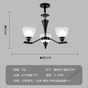 苏宁放心购 北欧吊灯现代简约个性创意卧室餐厅客厅灯2020年新款家用铁艺灯具