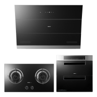 老板（ROBAM）触控式油烟机灶具消毒柜厨电三件套CXW-200-27A3+9B17+727