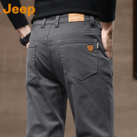 JEEP吉普高端休闲裤男士夏季薄款2025新款宽松直筒商务男款长裤子