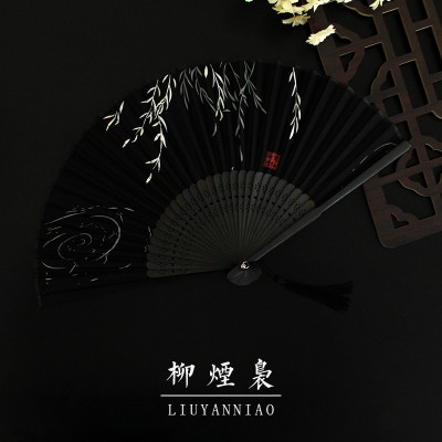 送扇套中国风扇子折扇夏天日式折扇可爱女季扇子和风跳舞蹈折叠扇三维工匠漫天（6.3寸和风折扇）