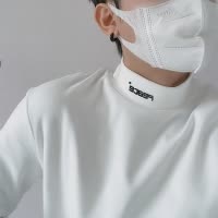 SUNTEK双面德绒半高领加绒打底衫男秋冬中领长袖T恤内搭潮加厚保暖内衣T恤