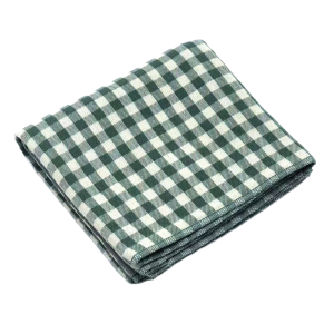 秦泰(Cqint) QTMJ-16 千鸟格 毛巾33*73cm 100克 绿色