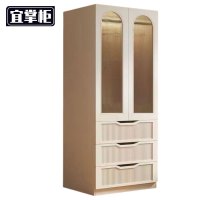 宜掌柜 衣柜 80cm两门三抽 个