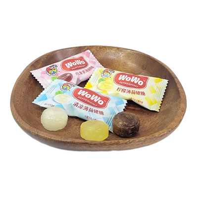喔喔清凉薄荷硬糖散装250g婚庆结婚喜糖年货午后休闲零食品