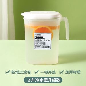 [补贴10%]冰箱冷水壶带龙头家用大容量耐高温塑料开水杯饮料桶水龙头超大