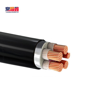 常顺鑫 铜芯交联聚乙烯钢带电缆 ZC-YJV22 4×120+1×70 米