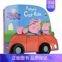 小猪佩奇一家开车兜风 [正版]Peppa Pig Peppa's Busy Day 小猪佩奇忙碌的一天 认识时间纸板书