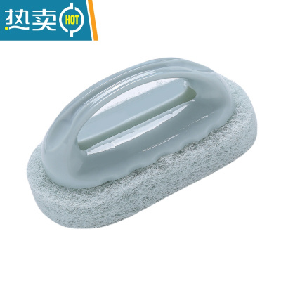 敬平海绵擦魔力擦厨房用品强力去污洗锅擦奇清洁刷子浴室浴缸器 蓝色1个装