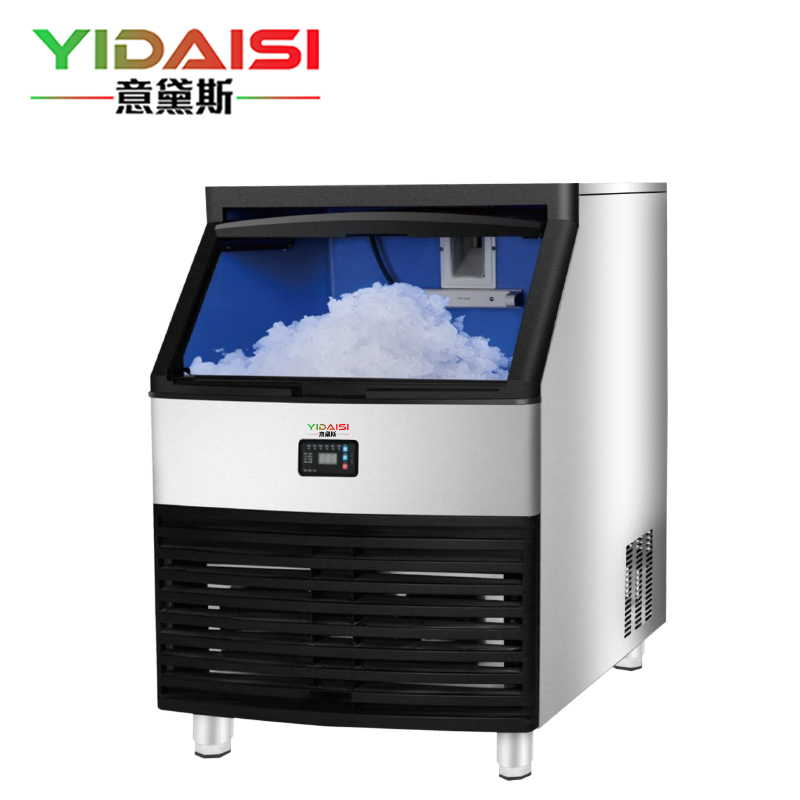 意黛斯雪花制冰机碎冰制冰机商用全自动颗粒制冰机刨冰机酒店饭店海鲜火锅三文鱼刺身冰盘碎冰机200kg/日