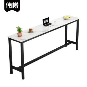 伟樽岩板长条桌160*40*105cm张