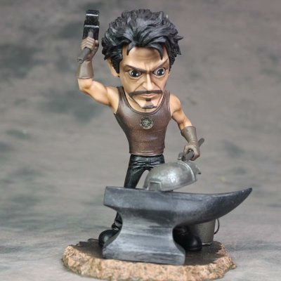 复联4钢铁蜘蛛侠手办英雄远征归来模型像玩具公仔玩偶人偶摆件GK钢铁侠20cm静态雕像