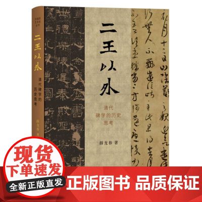 二王以外 清代碑学的历史思考 薛龙春著 开放的艺术史 中国晚期文化史上的大事 独特研究和反思性的历史考察 三联书店