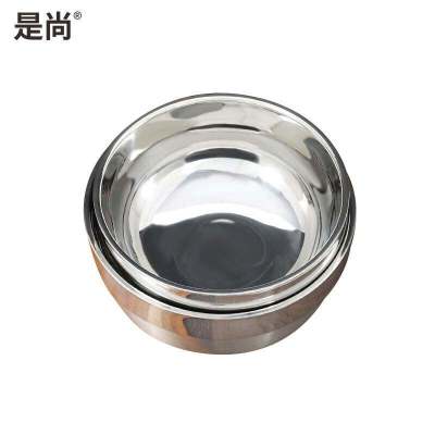 是尚 不锈钢碗 304不锈钢碗双层隔热防烫