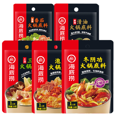 复购-海底捞火锅底料多口味任选上汤三鲜火锅底料清鲜骨汤调味料调料火锅料