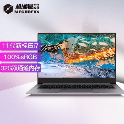 机械革命(MECHREVO)S3Pro14.0英寸轻薄本笔记本电脑(英特尔酷睿i7-11370H32G512G雷电4Wifi6100%sRGB）标配