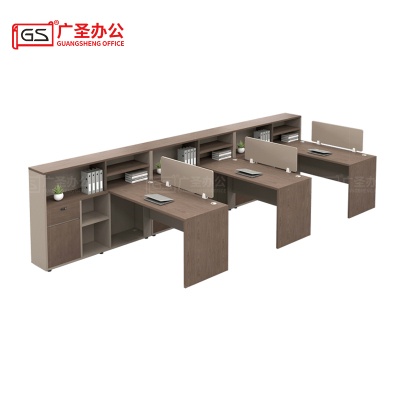 GS 办公桌电脑桌屏风工位三人位 1500*4200*1100mm