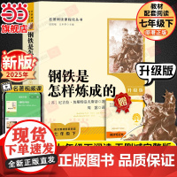 正版 钢铁是怎样炼成的 七年级下名著阅读课程化丛书升级版人教版人民教育出版社必 读7下初一语文教材课外阅读书籍读物