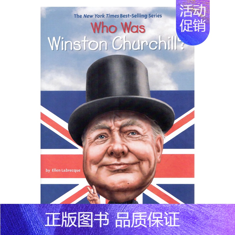 政治家:温斯顿·丘吉尔 [正版]whowas系列Who Was 系列人物传记英文原版桥梁书 who is/what is