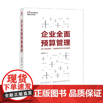 企业全面预算管理 钱立文 著 管理