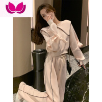 七斓高级感运动套装女2023宽松时尚洋气显瘦卫衣休闲阔腿裤套