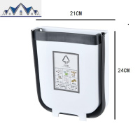 厨房垃圾桶壁挂式折叠杂物桶家用悬挂垃圾桶橱柜挂式储物收纳盒 三维工匠
