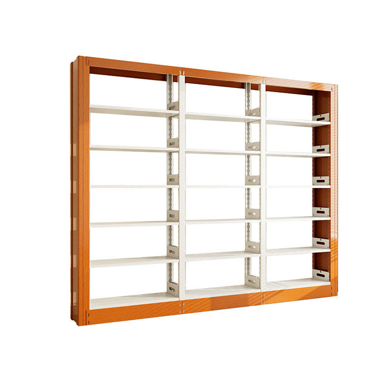 臻远ZY4072623 钢制书架黄色资料架 单面6层一列三组 2800*300*2000mm