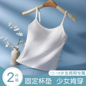 浪莎少女内衣文胸青春发育期初高中学生青少年二三阶段大童背心