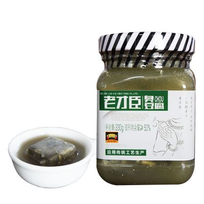 老才臣臭豆腐330g/瓶下饭腐乳微甜豆腐乳糟方腐乳豆腐乳火锅蘸料酱豆腐霉豆腐老北京红方腐乳汁蘸食炖肉料