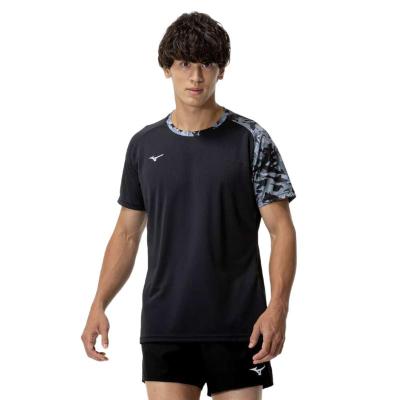 Mizuno男子速干回收聚酯运动排汗训练衫男女通用版