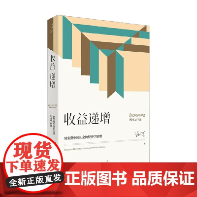 收益递增 转型期中国社会的经济学原理 汪丁丁 著 经济