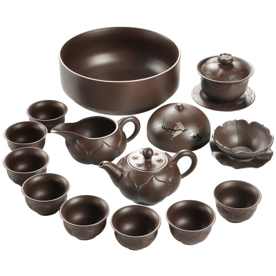 美帮汇整套原矿紫砂茶具套装家用老紫泥西施壶功夫茶杯茶壶礼品茶具