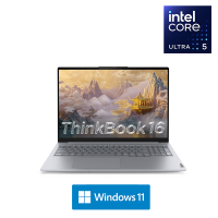 联想ThinkPad ThinkBook 16 08CD 2025款16英寸大屏学生游戏娱乐商务办公笔记本电脑 2.5K高色域屏 定制UItra5-225H 16G内存 2TB固态