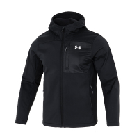 UA安德玛男装新款简约保暖防风连帽运动休闲梭织夹克外套1371587-002 ZP