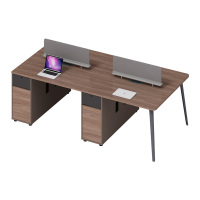 科朔 办公桌职员桌 员工桌 板式屏风桌 四人位 KS-12B2401