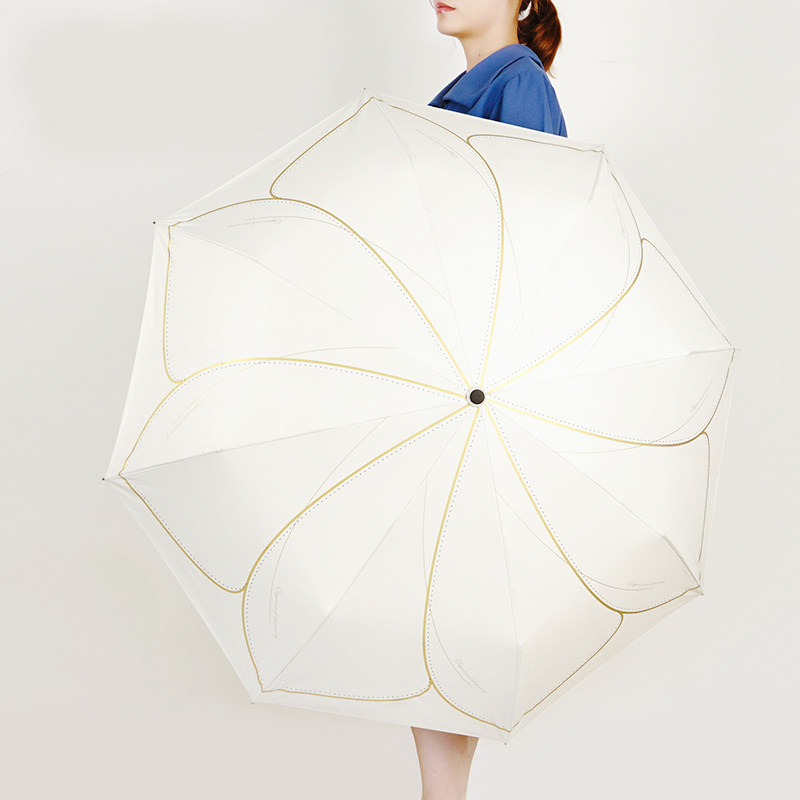 红叶伞小巧便携黑胶太阳伞遮阳伞防晒防紫外线雨伞女晴雨两用伞