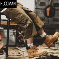 HLCOMAN美式机能工装七分裤男士夏季ins潮牌宽松大码休闲直筒短裤潮