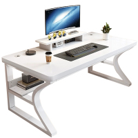 中豫鑫泽ZYXZ5040239 实木电脑桌台式书桌卧室家用办公桌 1.4米白色