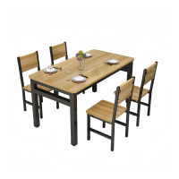 攸形饭桌140*80*75cm+4椅套