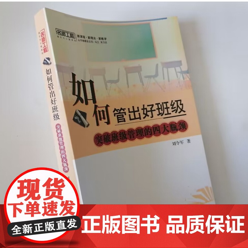 如何管出好班级 突破班级管理的四大瓶颈 班级常规管理策略、班级文化建设策略 中小学班主任教师指导书籍