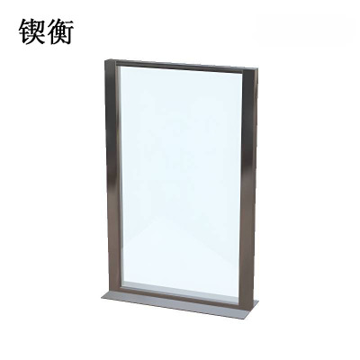 锲衡 不锈钢玻璃围挡 QH-450/平方米