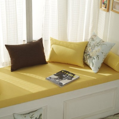 高密度海绵飘窗垫窗台垫定做沙发垫北欧阳台垫榻榻米可机卡座 14号色 定制联系客服报价(自拍不发货)