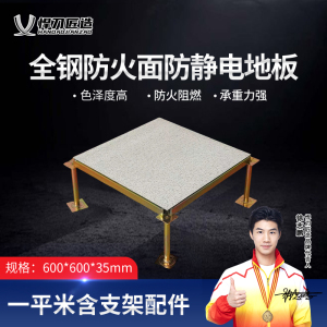 悍刀匠造 全钢防火面防静电活动地板 600*600*35mm HDJ-320S-OJG6035DH
