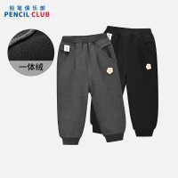 [1件3折]铅笔俱乐部童装2025年秋冬新款女小童长裤宝宝加绒裤子儿童加厚针织裤