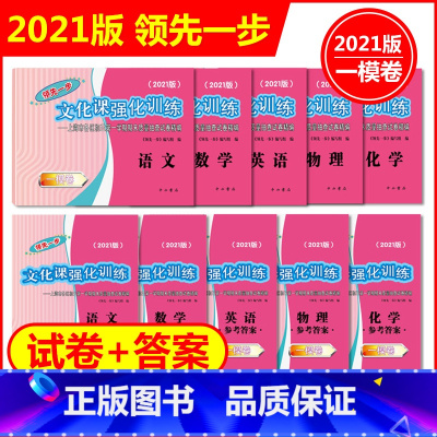 2021中考一模 [全套10册] 初中通用 [正版]2021年版上海中考一模卷二模卷 领先一步走向成功 语文数学英语物理