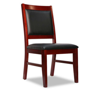 匡大办公椅实木会议椅西皮椅KDXM2